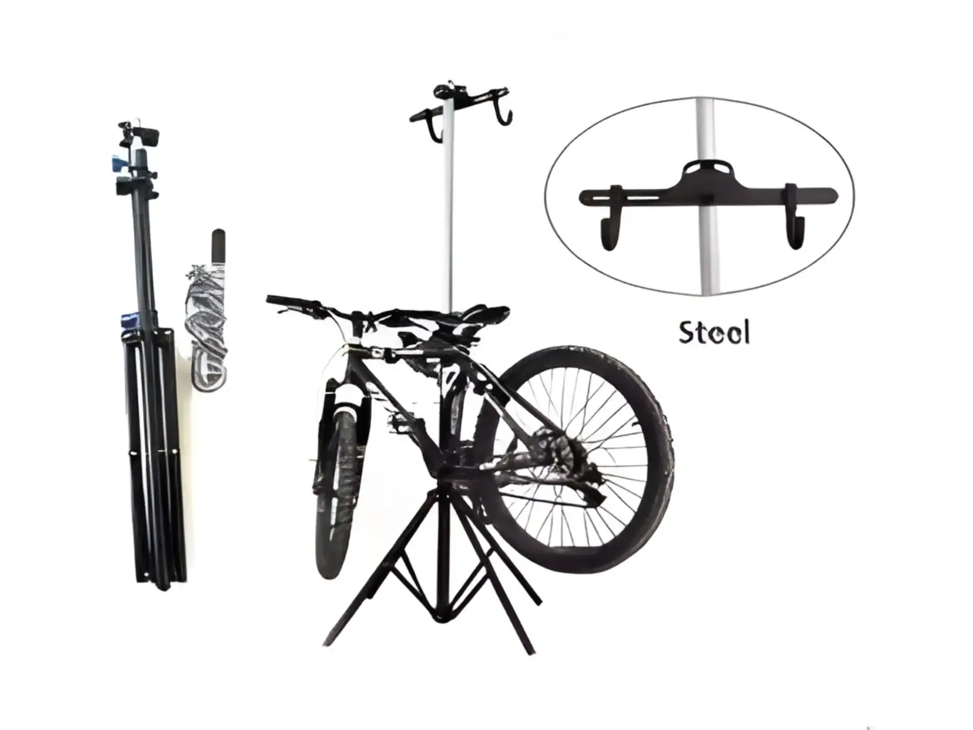 Bicycle Display Stand Folding 2 Cycle Stand Bike Work Stand