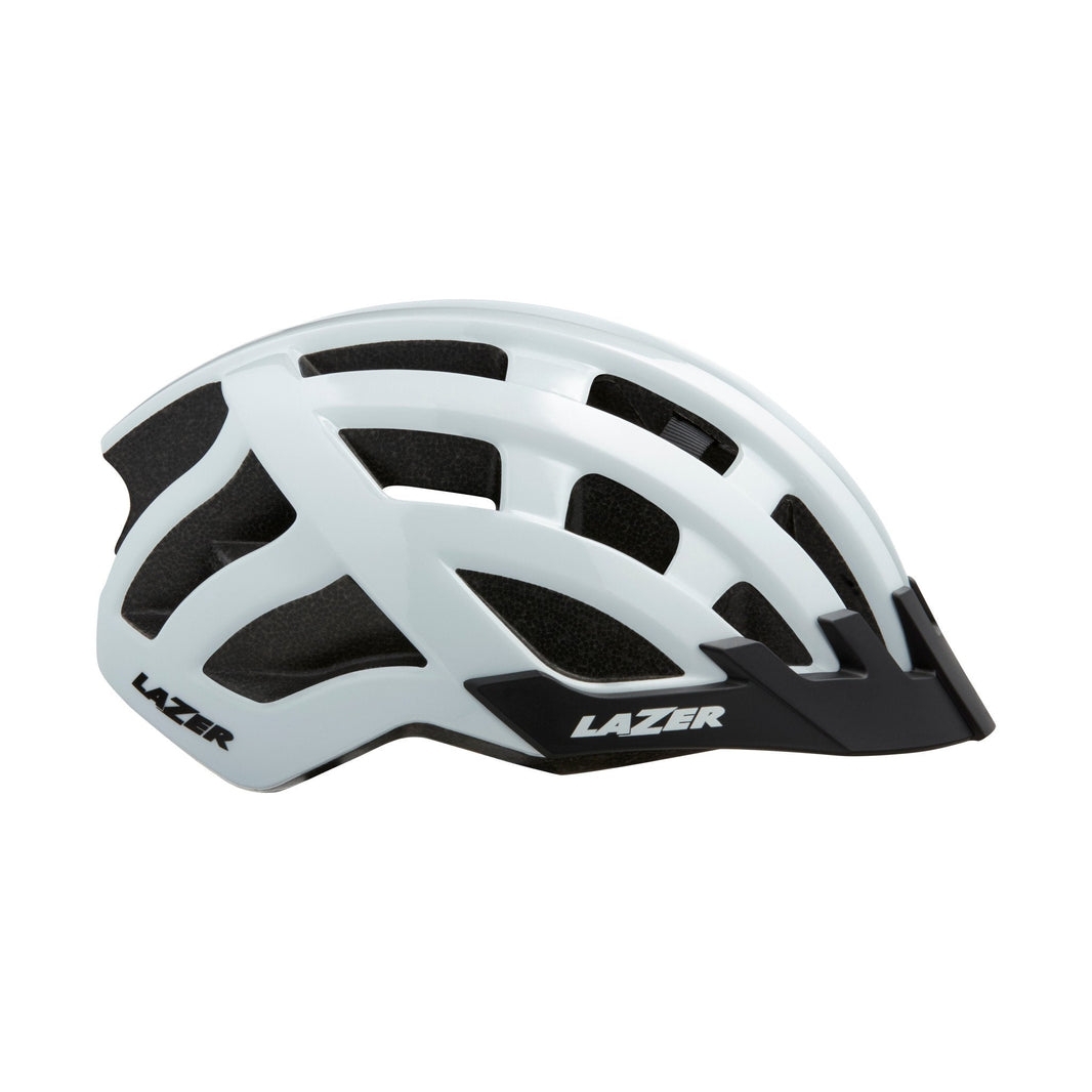 Shimano Lazer Compact Road Cycling Helmet White