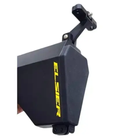 Elsier Bike Aero Seatpost Bag Hard Shell Bike Seatpost Torpedo Saddle Bag Large Capacity Cycling Storage Bag Cycling Acc