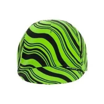 Santini Kinetic Cycling Cap-Fluo Green