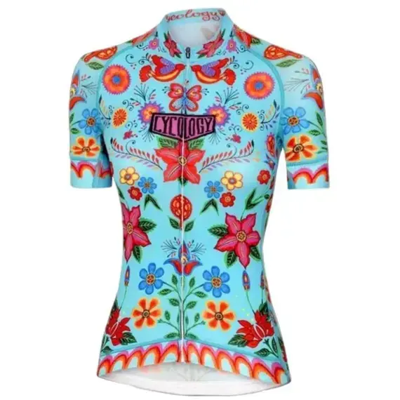 Cycology Frida (Aqua) Womens Cycling Jersey