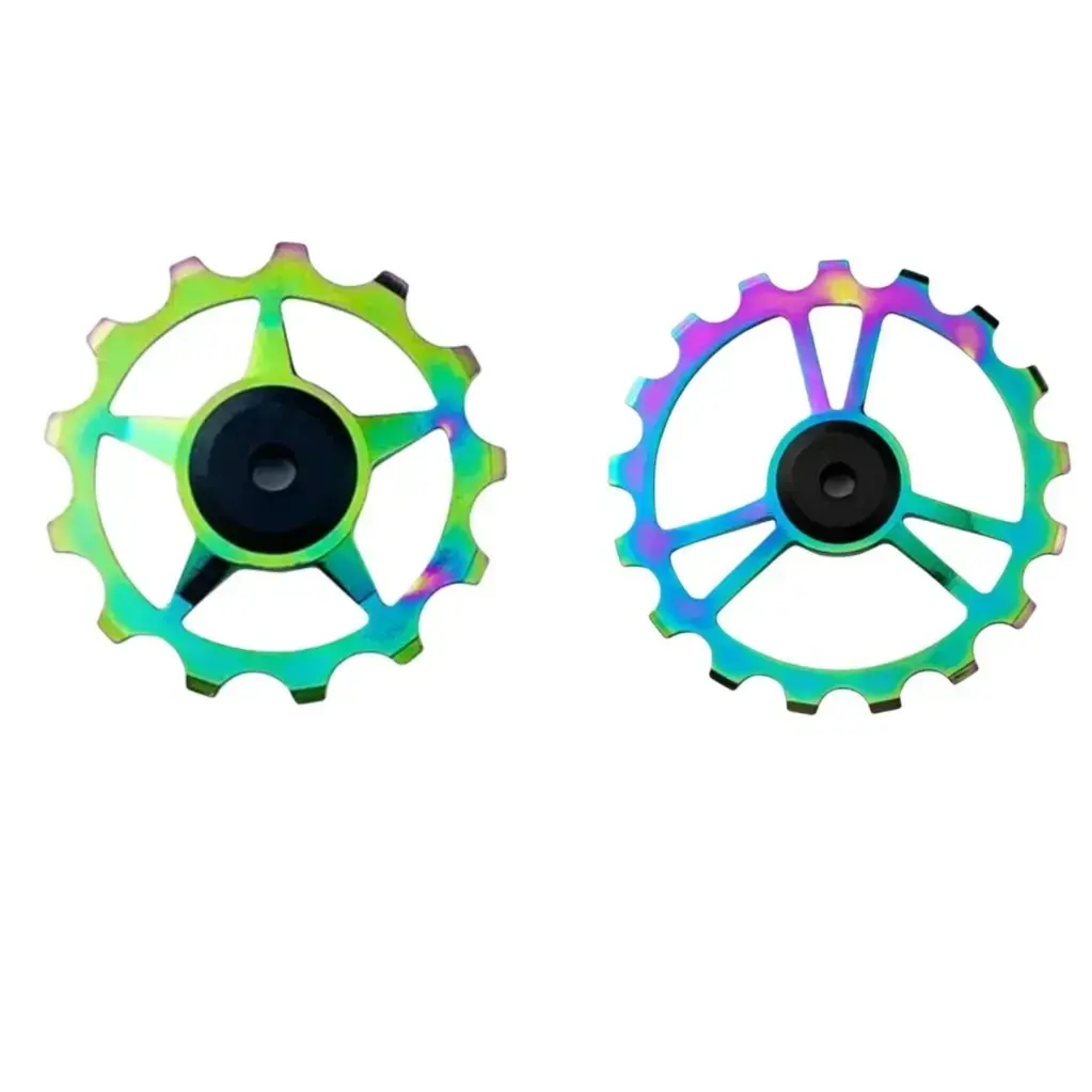 Bicycle Rear Derailleur Jockey Wheel 13T,17T Ceramic Bearing Pulley AL7075 Road bike Guide Roller Idler