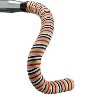 BTP Woven Bartape-Berry Brown/Black