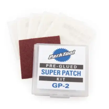Park Tool Puncture Patch Kit | Pre-Glued Super Patch Kit GP-2C