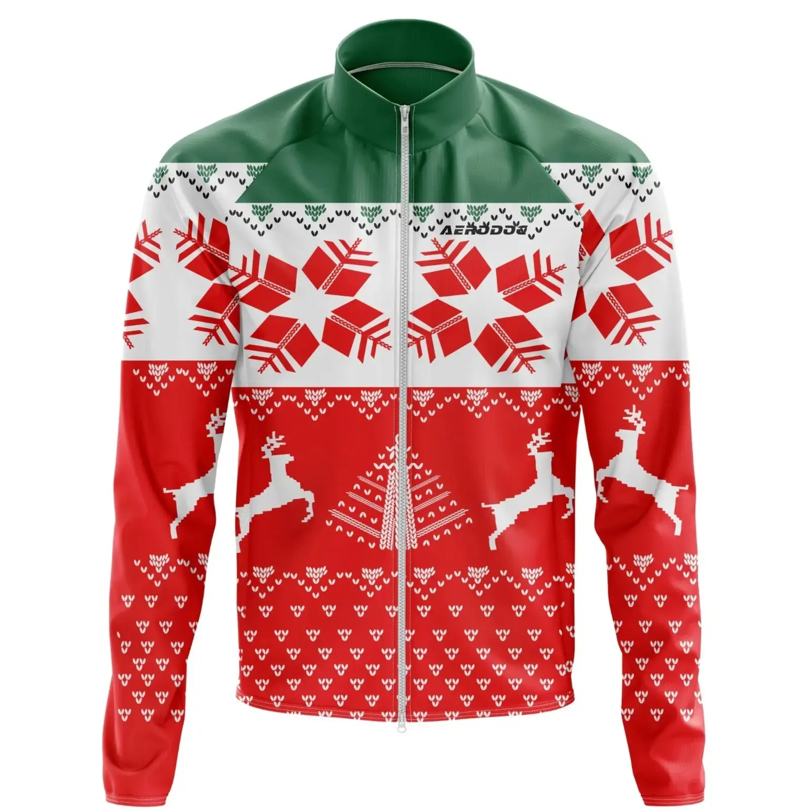 Aerodoc Nordic Cold-Weather Cycling Jersey | Premium Winter Fleece Wool Bike Wear (Jacket Only)
