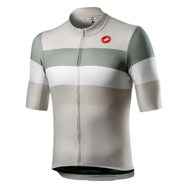 Castelli Lamitica Mens Cycling Jersey Concrete Gray