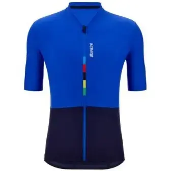 Santini UCI Riga Jersey-Royal Blue