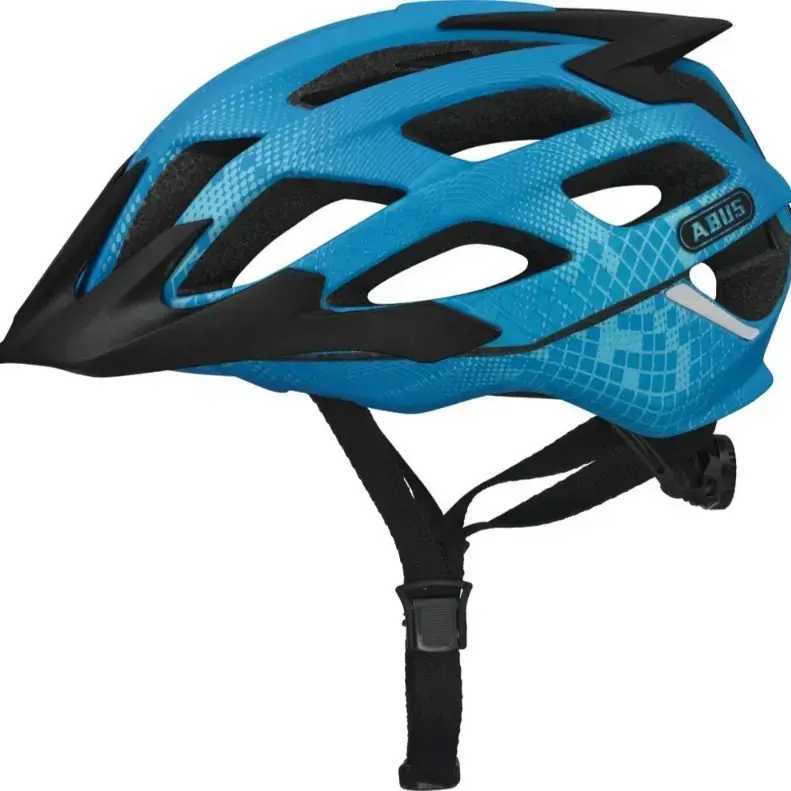 ABUS helmet Hill bill Carribean blue M