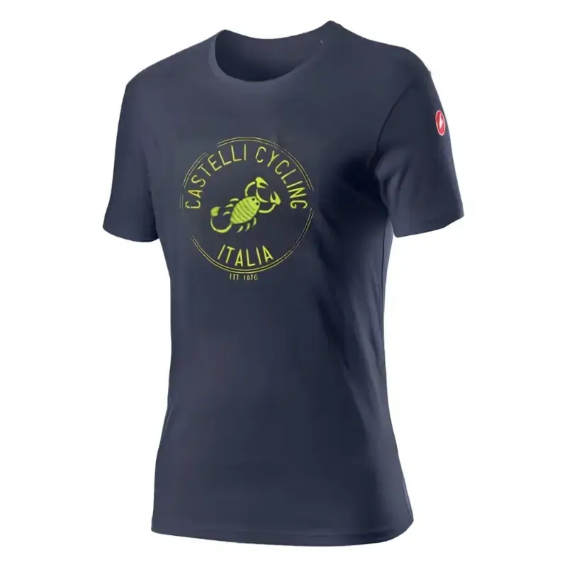 Castelli Armando T shirt Dark Steel Blue