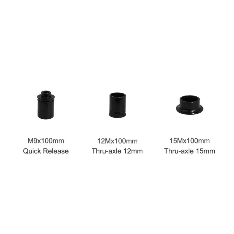 Bitex Front Hub Conversion Caps | BX312F, Quick Release 9Mx100mm