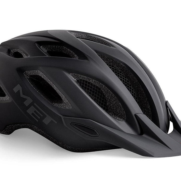 Met Crossover Hybrid Cycling Helmet Shaded Black Matt