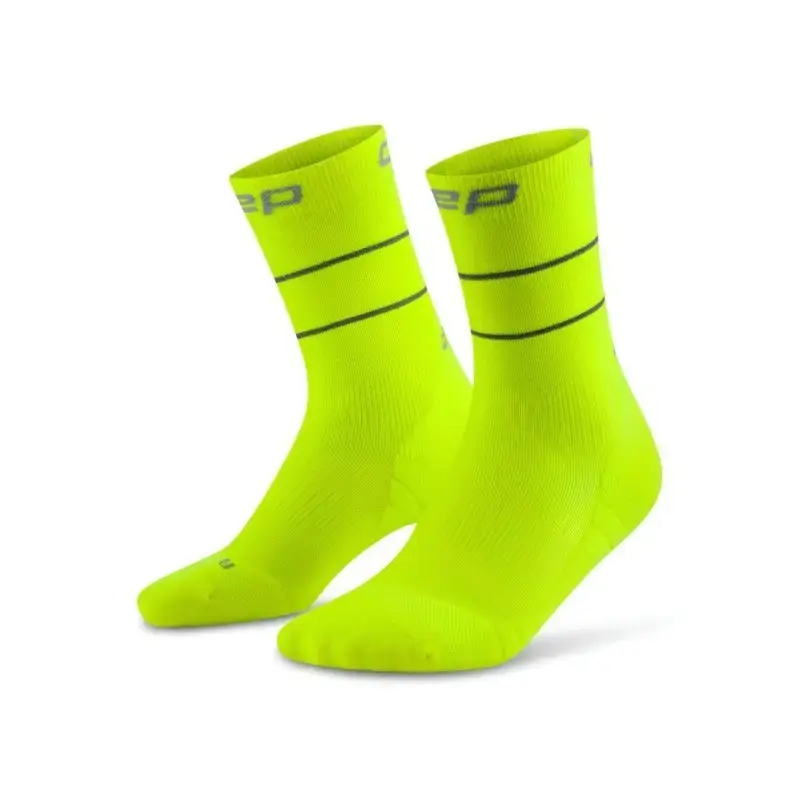Cep Pro Run Reflective Mid Cut Socks