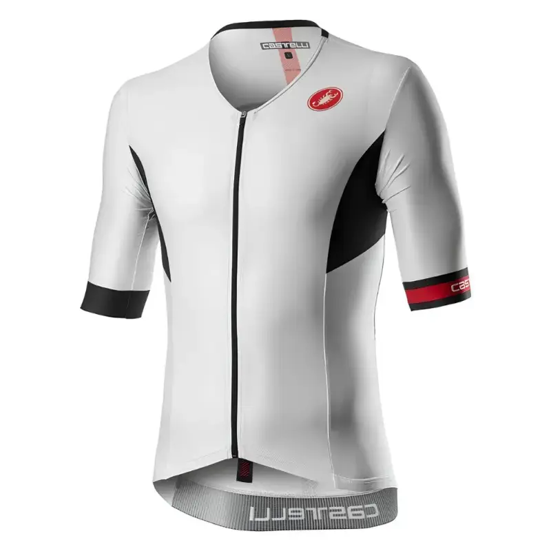 Castelli Free Speed 2 Race Mens Triathlon Top White Black
