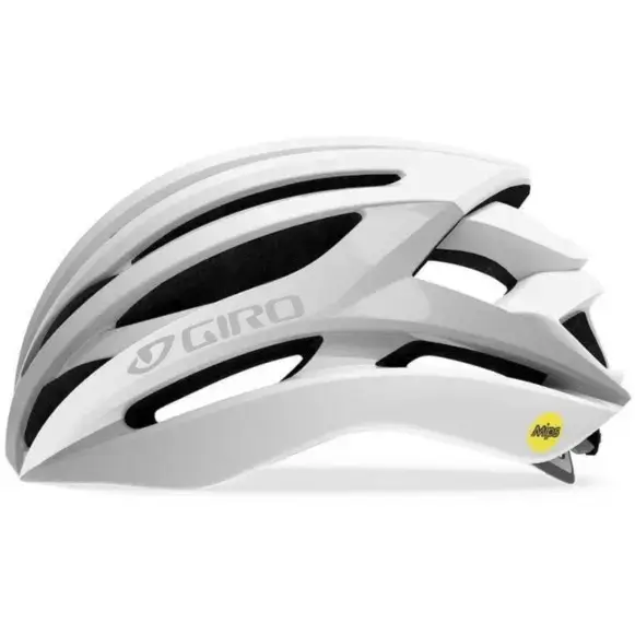 Giro Syntax Mips Road Cycling Helmet Matte White Silver