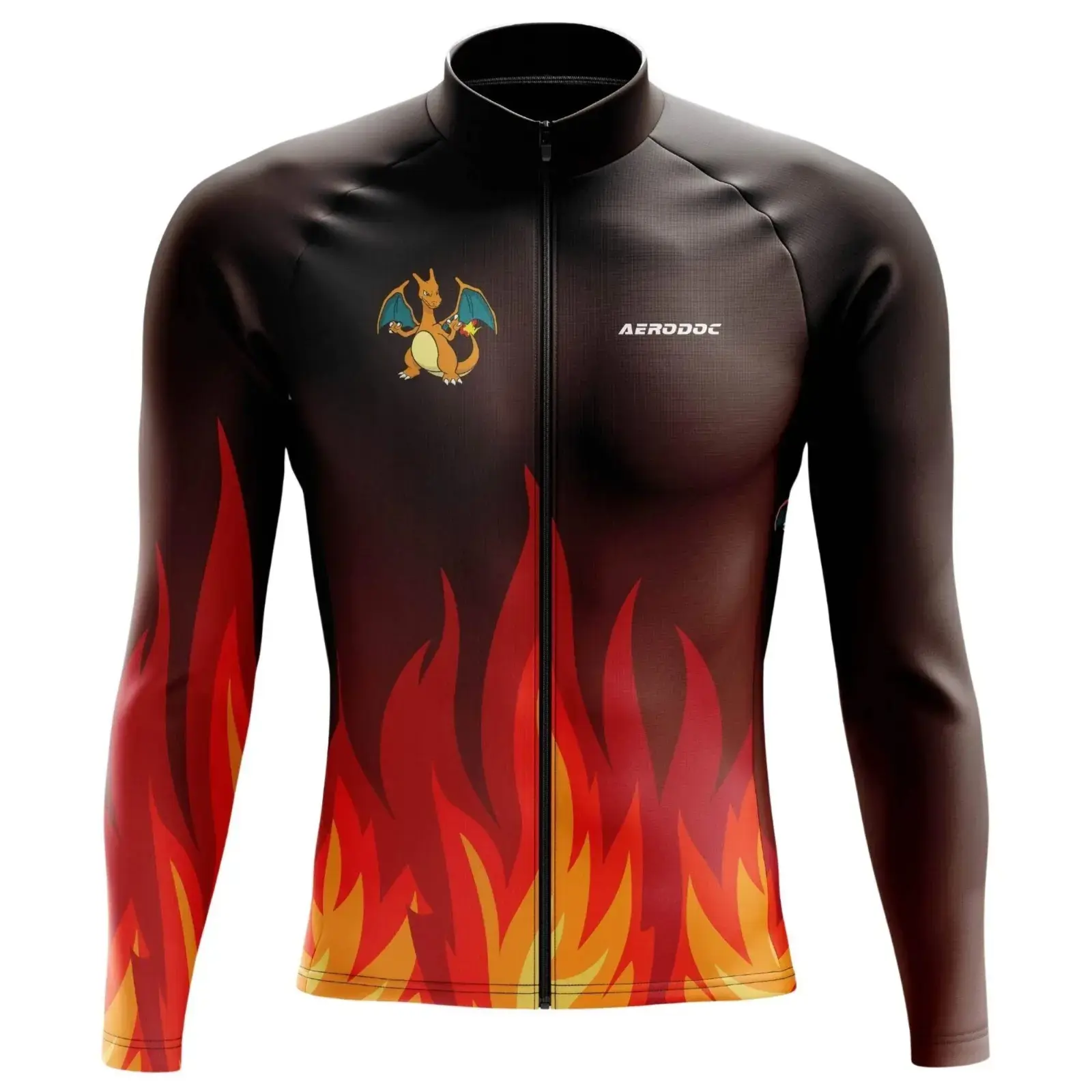 Phoenix Flame Cycling Jersey (Full Sleeve Jersey)