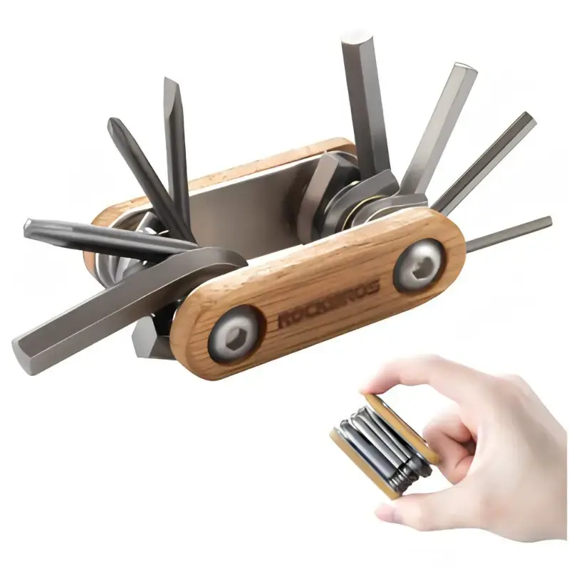 rockbros multitool with eight allen keys