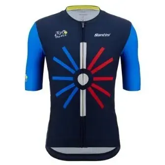 Santini Tour De France Trionfo Jersey-Print