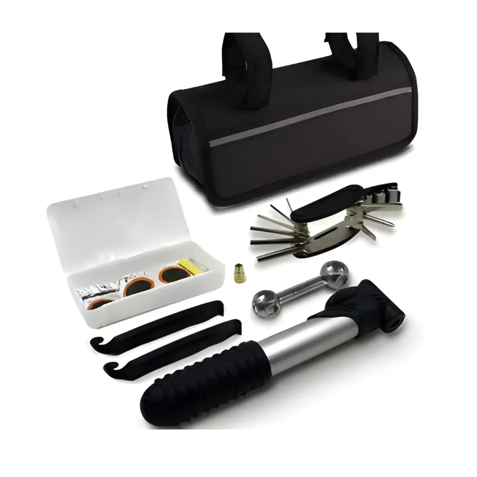 Bike Repair Multi-Tool Kit with Mini Pump Maintainance tool