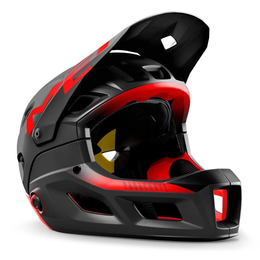 Met Parachute Mcr Mips Mtb Cycling Helmet Black Red Matt
