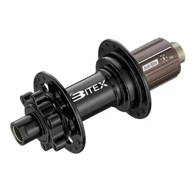 Bitex BX211 Rear Hub, 32H, Black, Shimano 10/11s (w/abs), M10(QR) x 141mm