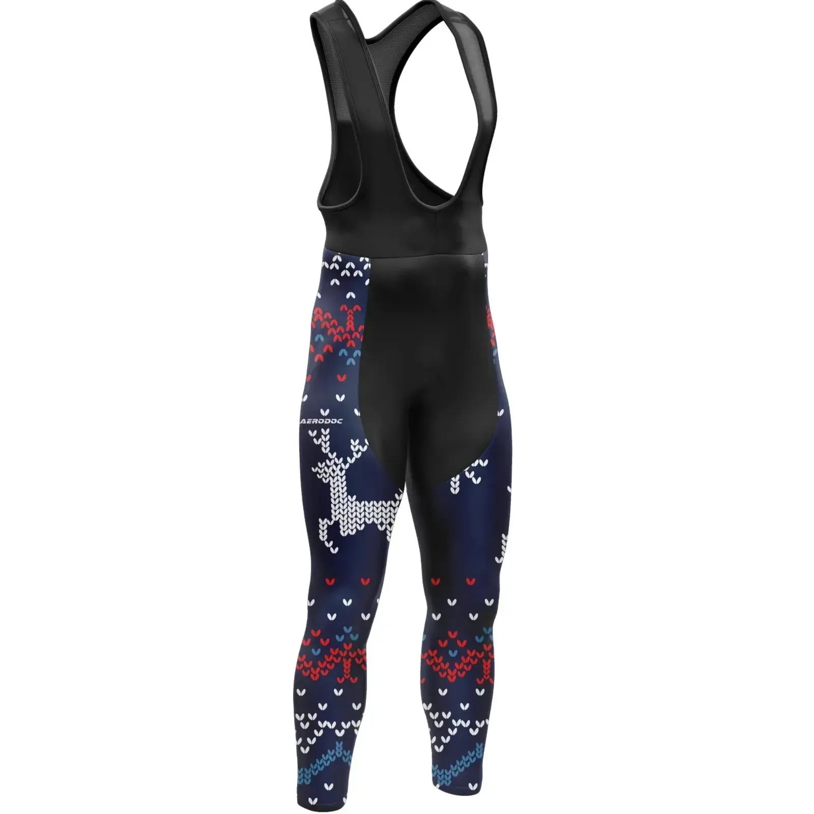 Aerodoc Sapphire Cold-Weather Cycling Jersey | Premium Winter Fleece Wool Bike Wear (Bib Pants Only)