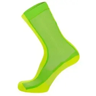 Santini Puro Socks - Fluo Green