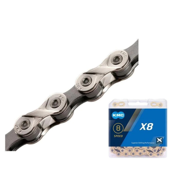 Kmc Bicycle Chain X8 8 Speed