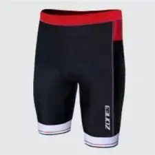 Zone3 Mens Lava Long Distance Short (Black Red white)