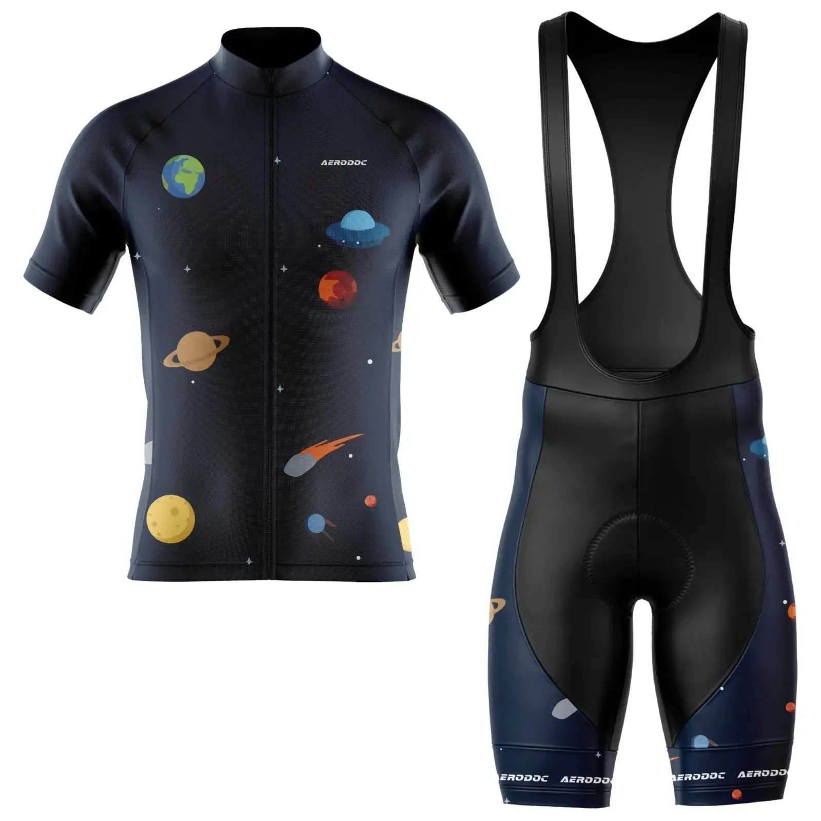 Orbit Runner Cycling Jersey (Half Sleeve + Bib Shorts)