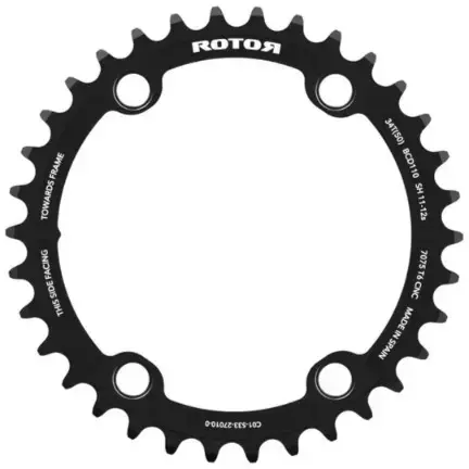 Rotor Shimano Dura Ace FC-R9200 Noq 12 Speed Chainring (Black)