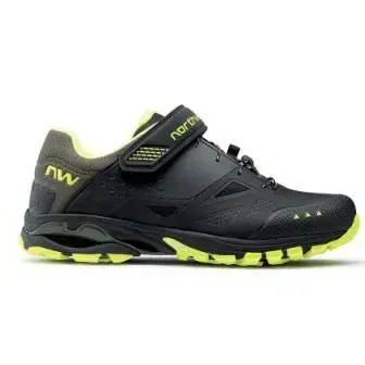 Northwave Spider 3 All Terrain Shoes-Black/Yellow Fluo