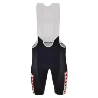 Santini Tour De France KOM Leader Bibshorts – Black/Polka