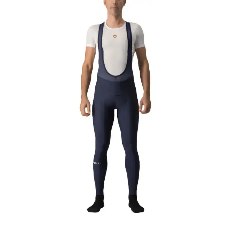 Castelli Entrata Mens Cycling Bib Tight Savile Blue