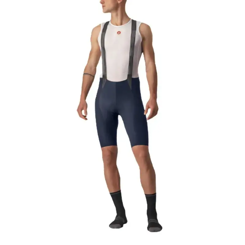 Castelli Free Aero Rc Mens Cycling Bibshorts Savile Blue