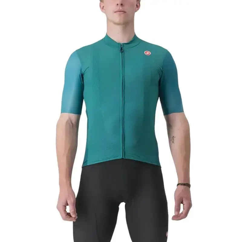Castelli Endurance Elite Mens Cycling Jersey Queztal Green