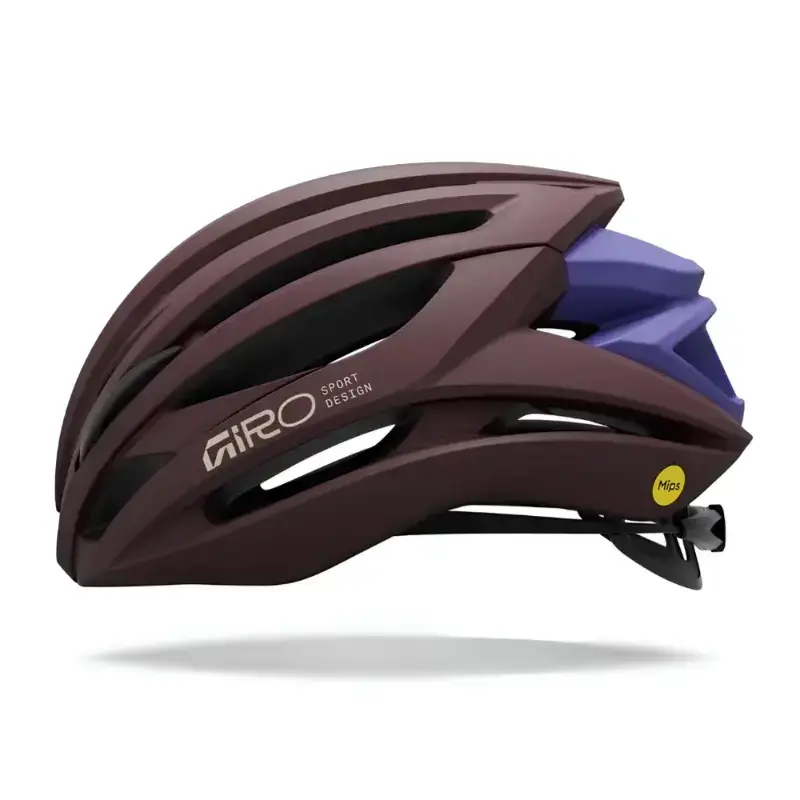 Open Box Giro Syntax Mips Road Cycling Helmet Matte Dark Maroon