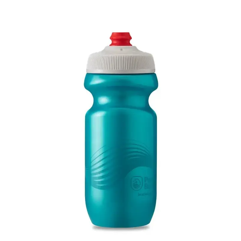 Polar Breakaway Wave Single Wall Bottle-Teal/Silver (590ml)