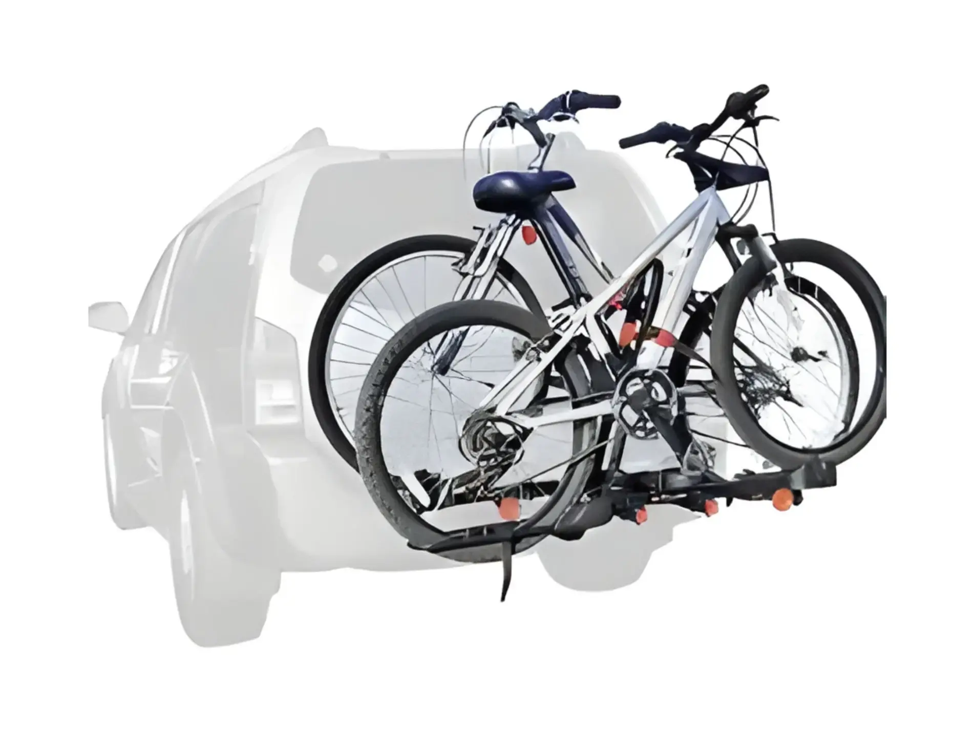 Allen Deluxe Black Narrow car rack with Side Traps