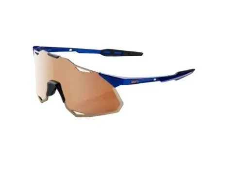 100% HYPERCRAFT® XS Gloss Cobalt Blue - HiPER® Copper Mirror Lens