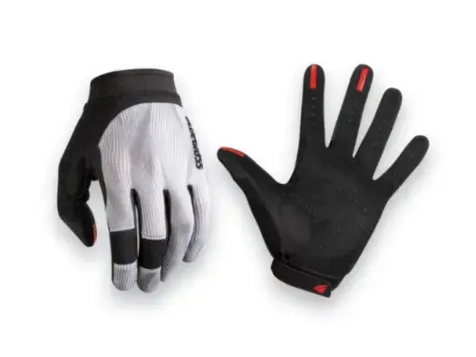 Met gloves react white medium (m)