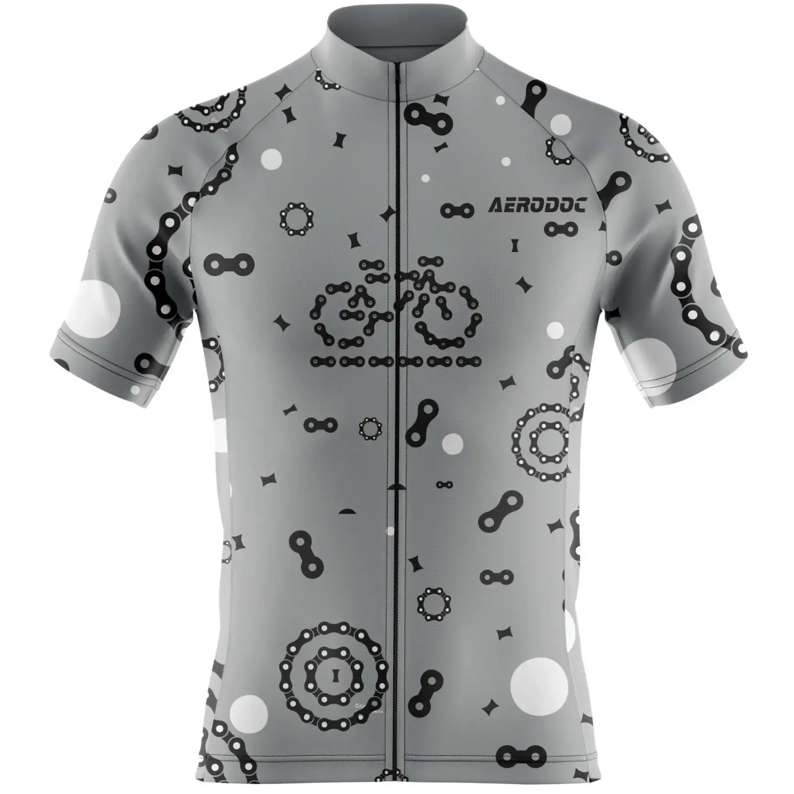Chain Reaction Men's Cycling Jersey – Performance Gear for Road Bike & MTB (Half Sleeve Jersey)