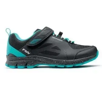Northwave Wmn Escape Evo All Terrain Shoes-Black/Aqua