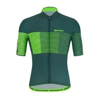 Santini Tono Freccia Jersey-Military Green