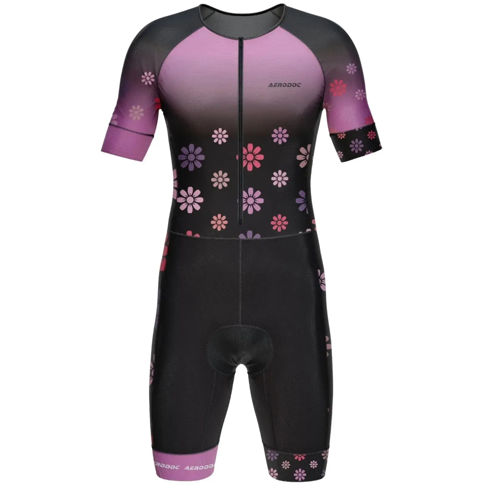 Bloom Pink Girls' Elite Tri Suit – Premium Triathlon Gear for Running, Cycling, and Swimming