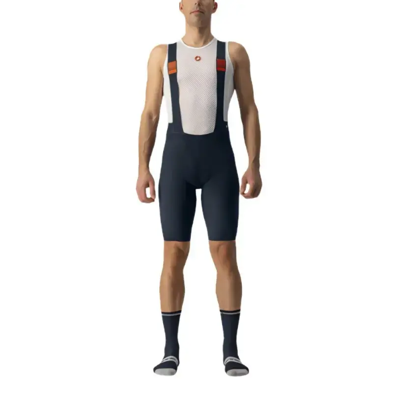 Castelli Premio Mens Cycling Bibshorts Savile Blue