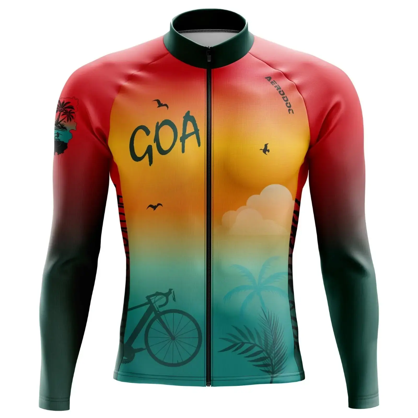 Goa Cycling Jersey and Bib Shorts (Full Sleeves Jersey Only)