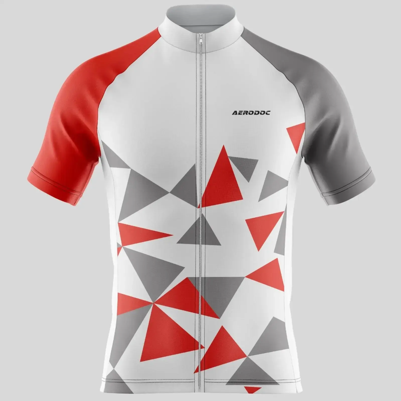 Triangular Vibe Unisex Cycling Jersey & Shorts - Half/Full Sleeves & Bib/Non-bib Shorts (Half Sleeve Jersey Only)