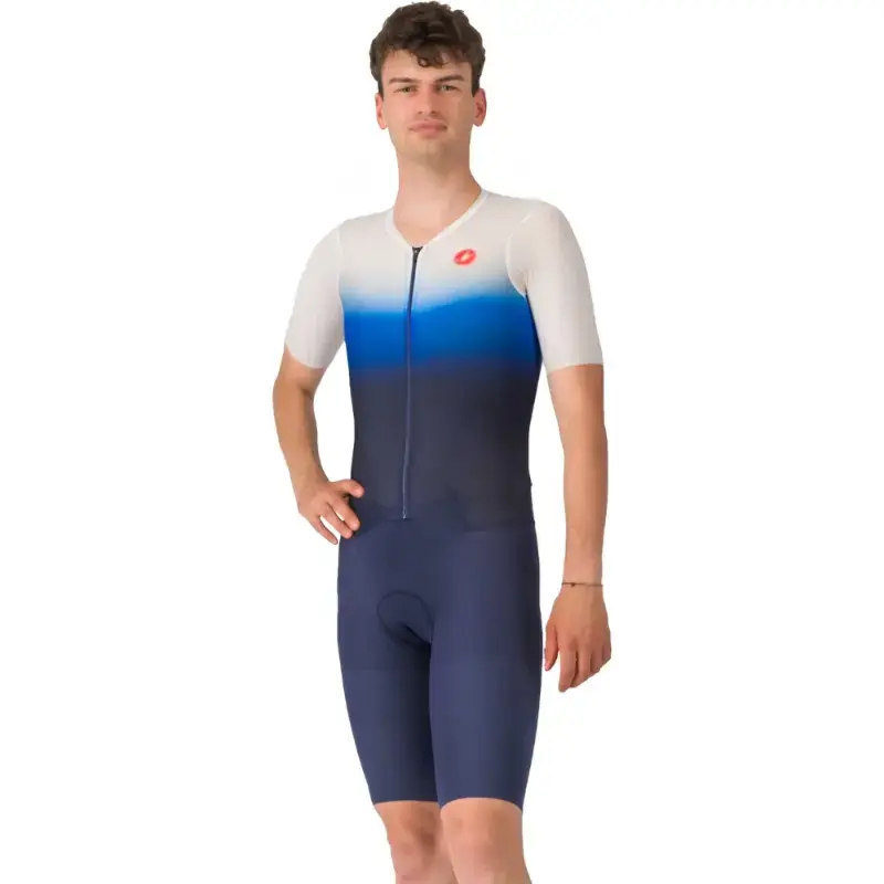 Castelli Pr 2 Mens Cycling Suit Belgian Blue White Azzurro Ita