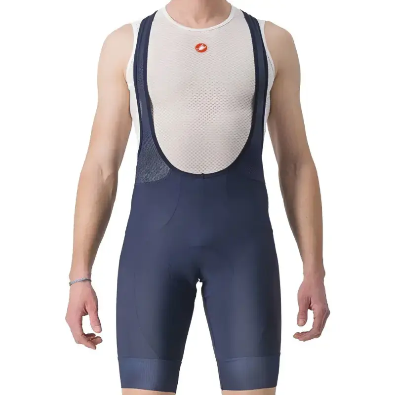 Castelli Entrata 2 Mens Cycling Bibshorts Belgian Blue
