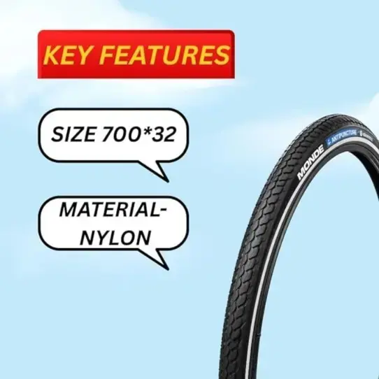 Ralson Monde Antipuncture 700×32 Bicycle Tyre | 60 TPI Road